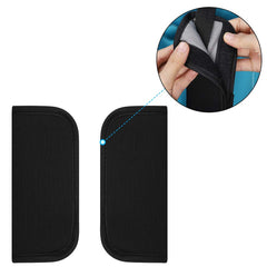 Accmor soft seat belt cover protects delicate skin from rubbing during trips.