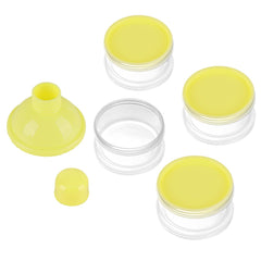 Accmor stackable travel container showing four-layer design for flexible portioning.