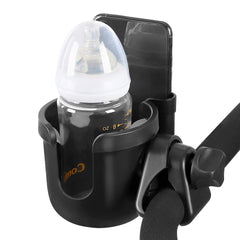 Accmor stroller cup holder clip-on design stays secure on handlebars