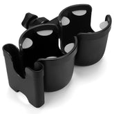 Accmor stroller cup holder clip-on securely holds bottles for easy access.