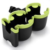 Accmor stroller cup holder with phone holder keeps drinks and calls within reach.