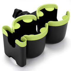 Accmor stroller cup holder with phone holder keeps drinks and calls within reach.