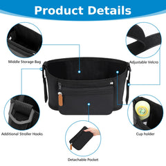 Accmor zipper phone pocket keeps your device secure during strolls.