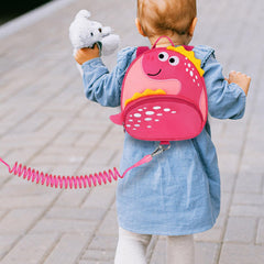 Accmor toddler backpack compact size accommodates diapers, wipes, and snacks.