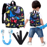 Accmor toddler backpack with dino pattern for compact kid storage.
