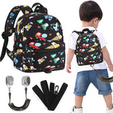 Accmor toddler harness backpack with excavator pattern for safe, independent exploration