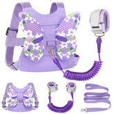 Accmor toddler harness butterfly purple keeps kids close during busy outings.