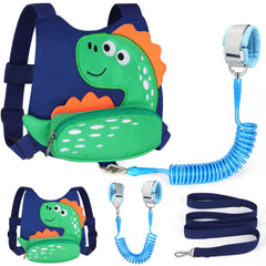 Accmor toddler harness with dinosaur pattern for secure outdoor adventures
