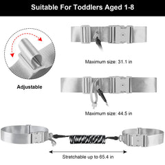 Accmor waist leash lock shows adult-key access for secure control.