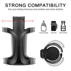 Accmor universal cup holder for stroller fits many cup sizes.