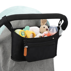 Accmor universal stroller organizer inner partitions keep items neatly organized.