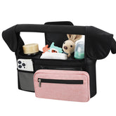 Accmor universal stroller organizer with left insulated cup holder keeps drinks cool for outings