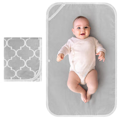 Accmor diaper pad with waterproof bottom keeps surfaces clean during messy diaper changes.