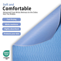 Accompagner bed pad assembly showing quick-change setup for care routines.