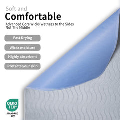 Accompagner four-layer absorbency design demonstrates quick spill containment