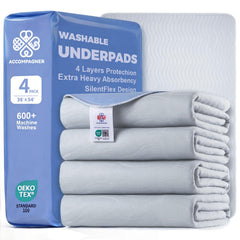 Accompagner waterproof pee pad for dogs, 36x54, keeps beds dry overnight.