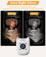 acer 940nm night vision reveals baby movements without disturbance