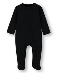 ACESTAR two-way zipper footies provide quick diaper access and night-time changes.