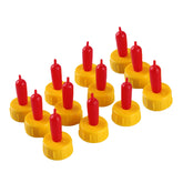 Achicklead 12-piece lamb milk nipples for easy small-animal feeding.