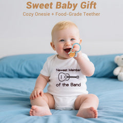 ACLZDXWZ onesie captures a precious newborn moment for photos