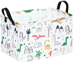 ACMUUNI rectangle storage basket with cheerful pattern for kid-friendly organization.