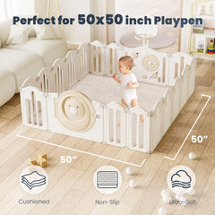 ACOMOPACK 50x50 mat fits snugly inside standard playpens for safe, padded exploration