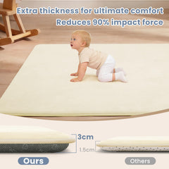 ACOMOPACK ultra-soft coral velvet surface gentle on baby's skin.