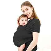 ACRABROS Baby Wrap Carrier offers newborn snug support for close bonding.