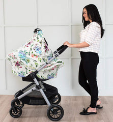 ACRABROS adjustable opening lets you peek at baby without removing the cover.