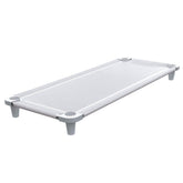 Acrimet Nap Cot for Kids with stainless-steel frame provides sturdy support for safe rest.