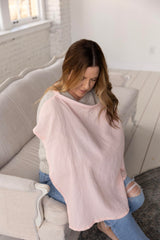 Active Baby breathable muslin fabric keeps mom and baby comfortable.