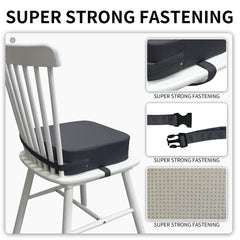 Acxseo Toddler Booster Seat with quick-release buckles for fast setup.
