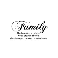 ADECALS family tree wall sticker with branches creates an elegant living room focal point.