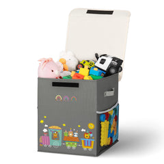 ADEHMDA 40L toy storage box with lid keeps toys organized and accessible in shared spaces.