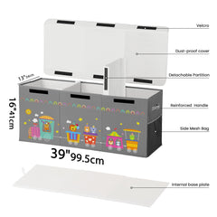 ADEHMDA detachable divider inside for classifying toys