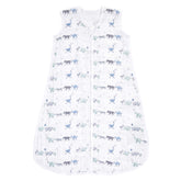 aden + anais baby sleeping bag close-up of soft muslin fabric for breathable sleep