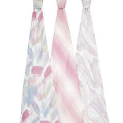 aden + anais Bamboo viscose swaddle closeup shows ultra soft texture