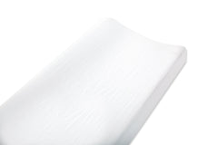 Aden Anais changing pad cover solid white with breathable muslin for baby comfort