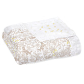 Aden + Anais Dream Blanket shows soft muslin texture for cozy newborn snuggles