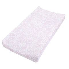 aden + anais Essentials changing pad cover close-up on breathable muslin for cool comfort
