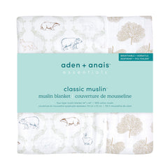 aden + anais Dream Blanket laid flat for tummy time and cozy play.