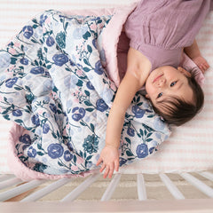 aden + anais Flowers Bloom print adds modern nursery style
