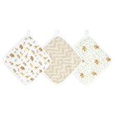 aden + anais essentials washcloths 3-pack for gentle baby cleansing