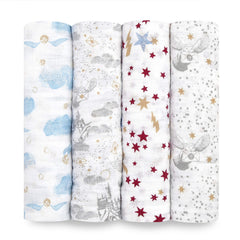 aden + anais Harry Potter swaddle blanket pattern for cozy naps