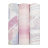 aden + anais Silky Soft Swaddle Florentine pattern offers cozy newborn comfort and breathable fabric