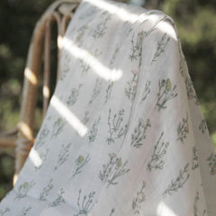 aden-anais Swaddle Blanket Stroller Cover for on-the-go shade.