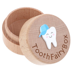 Aeaocvo tooth fairy box lid features a 3D tooth for a charming keepsake.