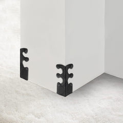 Aeloer corner protector with screws included enables quick, tool-free mounting.