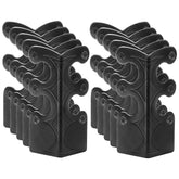 Aeloer brass corner protectors pack protects furniture edges with a stylish black finish.