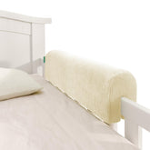 AEOCOO bed rail bumpers front view shows soft memory foam for gentler contact.